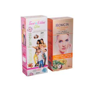 Quality Skin Care Serum Cosmetic Packing Box Rectangle Shape With Embossing wholesale