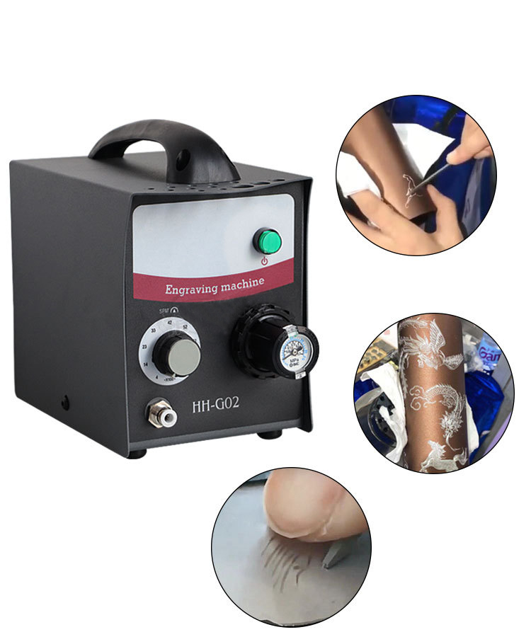 Single Ended Jewelry Engraving Machine HH-G02 Pneumatic Engraving Tools