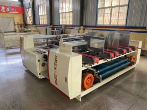 Quality Pneumatic Double Piece Corrugated Carton Box Folder Gluer Machine wholesale