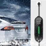 Home Mobile Type 2 Electric Car Home Charger 32A 7Kw With 5m Cable Optional