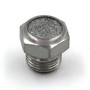 Quality G1/4′′ SS316 Stainless Steel Breather Vent , Pneumatic Muffler Silencer wholesale