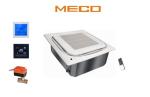 Round flow 8 way cassette type ceiling suspended fan coil unit , 1000CFM 2-TUBE