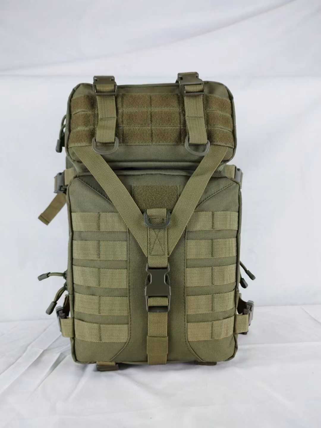 Unisex Outdoor Travel Special Backpack in Green with Large Capacity and Cotton Lining