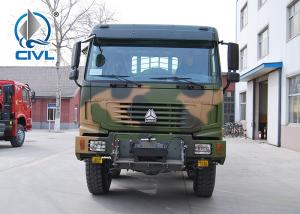 Quality 8X8 All tires Driving Heavy Cargo Truck With Heigthen Chassis Cross-Country Green color wholesale