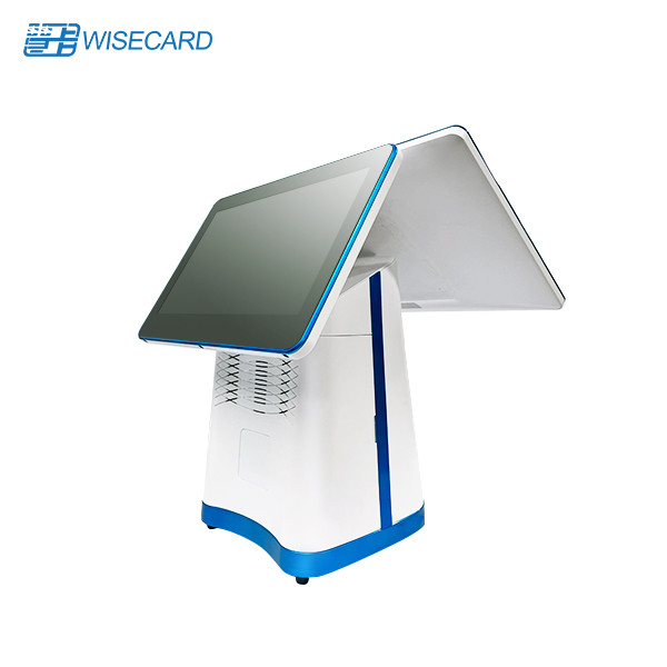 Supermarket Hotel Dual Screen POS Terminal 15.6 Inch All In One Touch POS Terminal