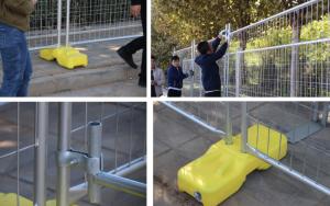 Quality Festivals 2''×4'' Temporary Fence Panels Electro Galvanizing wholesale