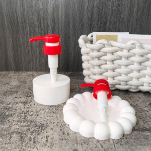 Quality Cosmetic Cream Pump 4cc Dosage Lotion Screw Pump For Round Bottle 33/410 wholesale