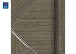 Apartment Security ECO-Friendly PVC WPC Interior Waterproof Wood Door In Turkish