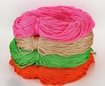 Pink DIY 3mm Polypropylene Rope Purple Double Braided Polypropylene Rope