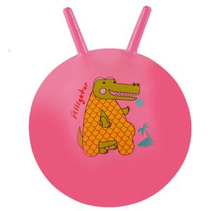 Quality ROHS Thickened Rubber Big Bouncy Balls With Handles Antiburst wholesale