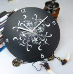 Black Acrylic Art Contemporary Wall Clocks LY-013