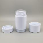 Plastic AS Cylindrical Round Twist Up Deodorant Stick Tube For Sunscreen Body