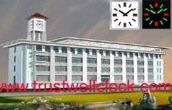 residential estate clock,housing estate big wall clocks,movement for housing