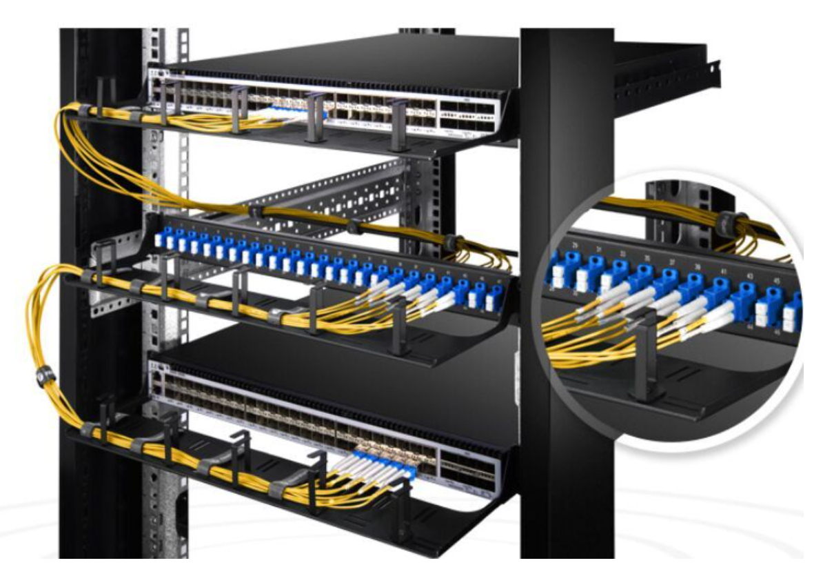 FTTH OM4 Multimode Duplex Optical LC Fiber Optic Adapter with Insertion Loss ≤0.3dB