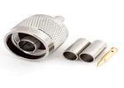 Quality Brass RF Coaxial Connectors For RG58 Cable , Straight Crimp Connector N Male Plug wholesale