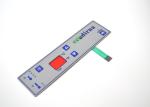 Plastic Embossed Metal Dome Membrane Touch Switch Keypad 175mmx45mm