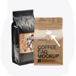 12oz Box Bottom k Packaging Coffee Bags With Valve