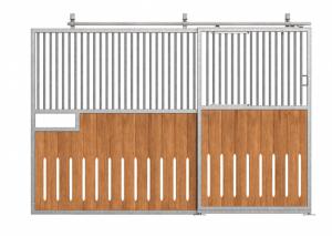 Quality Movable Sliding Horse Stall Doors Hot Dip Galvanized Finish Surface wholesale