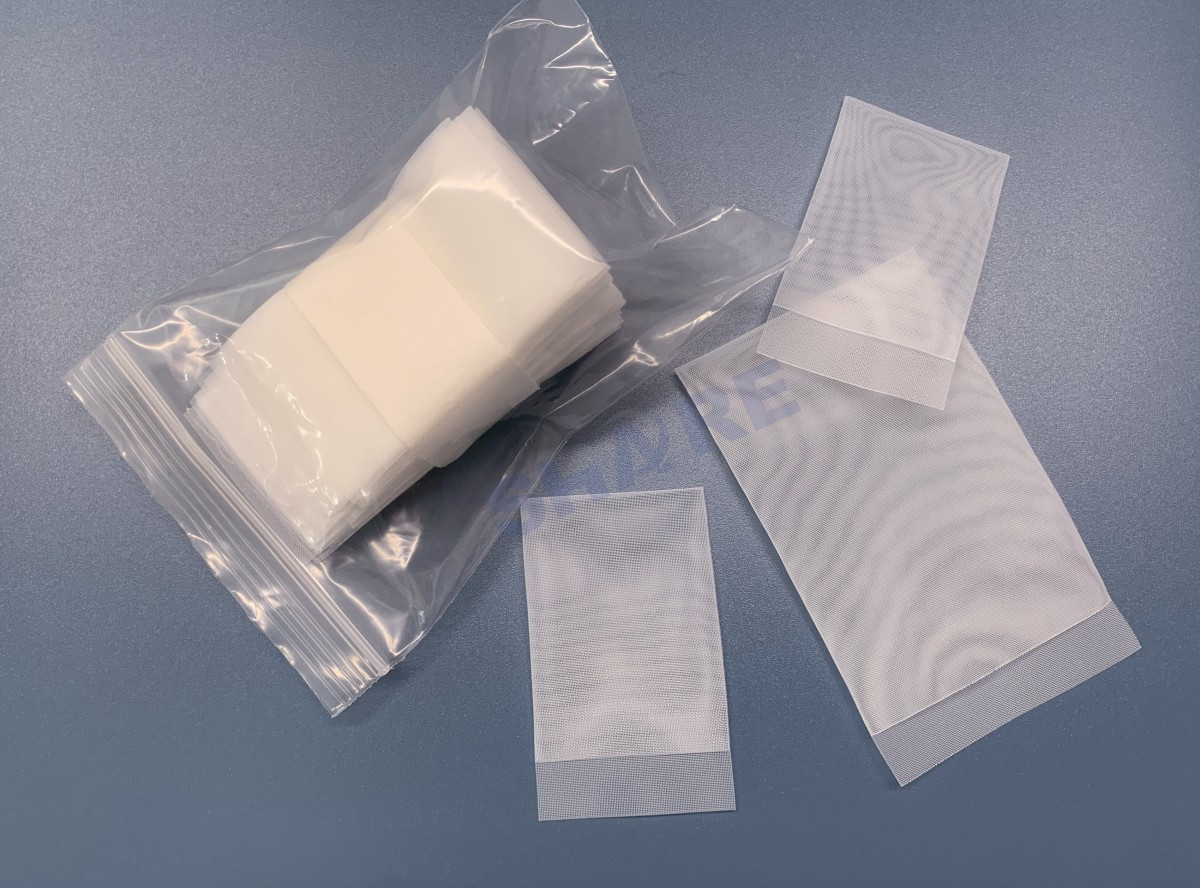 170 Micron Polyester Biopsy Bag Acid Resistant 50mm X 30mm