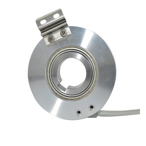 Keyway Hollow Shaft Encoder 25mm Hole Shaft With 8mm Key Slot NPN Output High