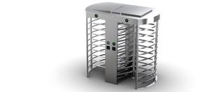 Quality Security Full Height Turnstile Gate 30 Persons / Minute Transit Speed For Construction Site wholesale