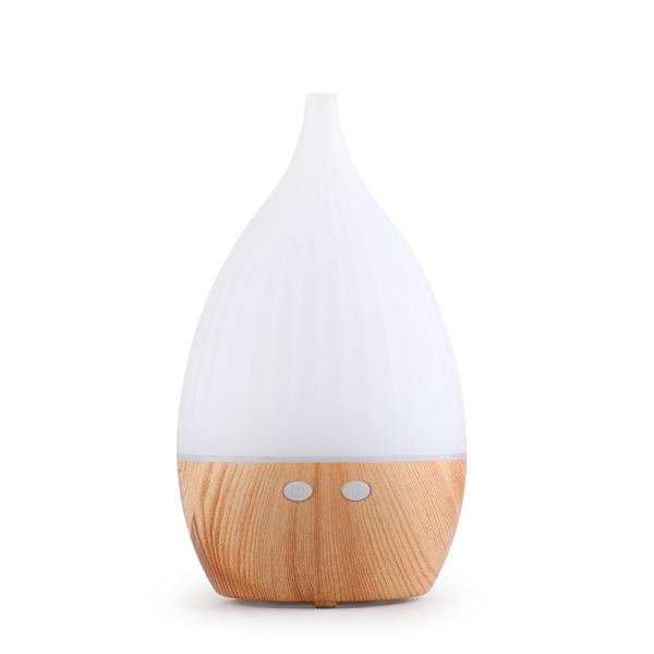 Cheap Ultrasonic Humidifier 2022 Desktop 5V Portable USB Wood Grain Essential Oil Diffuser 160ml with LED Light for sale