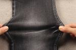 353gsm 63 Cotton 35 Polyester 2 Spandex Fleece Backed Stretchy Denim Fabric