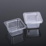 Disposable Clear Mooncake PET Plastic Blister Tray Food Grade 6.8*6.8*3.4cm