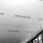 Powder Coated Metal Aluminium Slat Strip False Ceiling For Office Building Heat