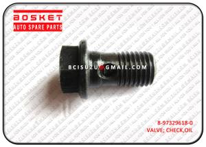 China 8-97329618-0 Isuzu FVR Parts Fsr11 6BD1 Iron Oil Check Valve 8973296180 on sale