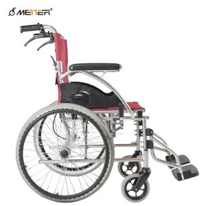 Quality OEM 100KG Load Folding Light Weight Manual Wheelchair wholesale