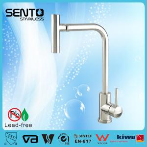 Quality SENTO Unique design stainless steel kitchen mixer with single lever wholesale