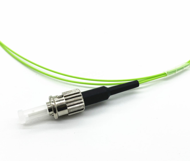 0.9mm Optical Fiber Pigtail ST Connector Multi Mode OM5