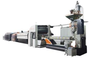 Quality High Speed Plastic Bag Making Machine / Tape Extrusion Line With 6 Meters Oven wholesale