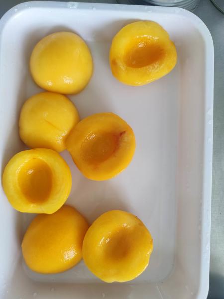 1800g Drained Weight Canned Yellow Peach in Syrup for Private Label Internationa