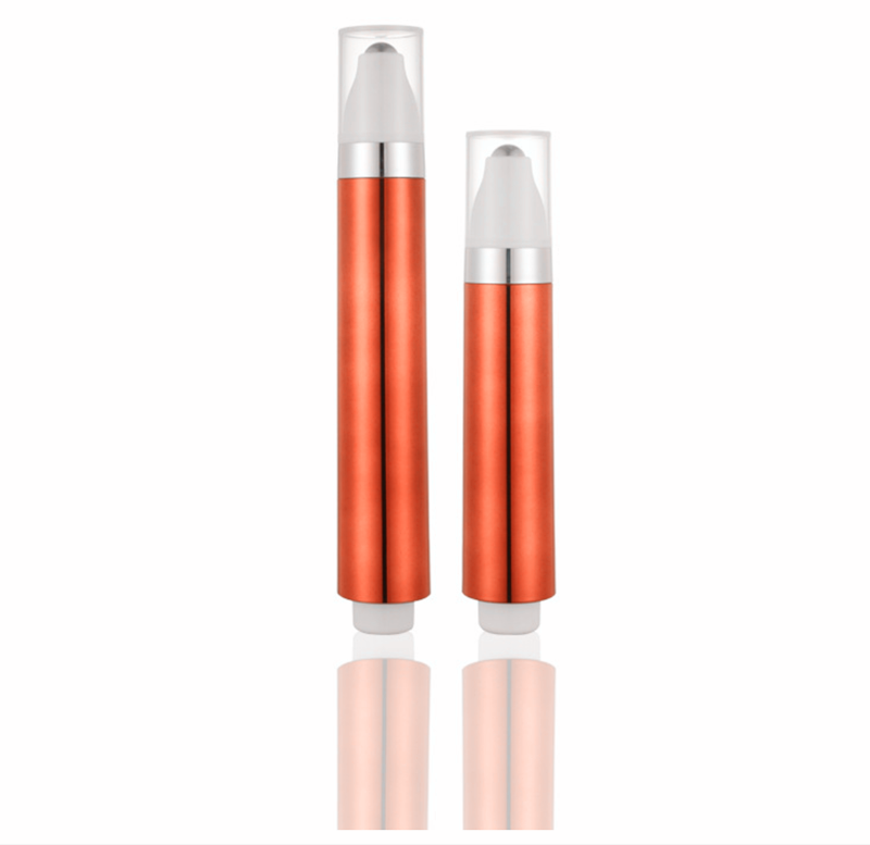 15ml White Press Syringe Cosmetic Packaging Eye Cream Essence Oil Serum Bottles