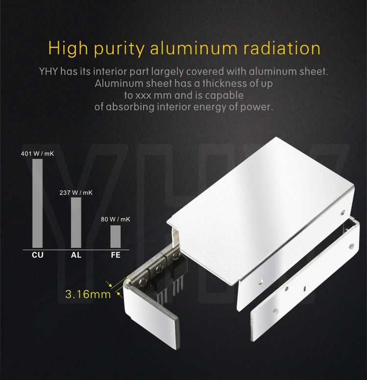 High Safety 24v Dc Adapter With High Purity Aluminum Radiation