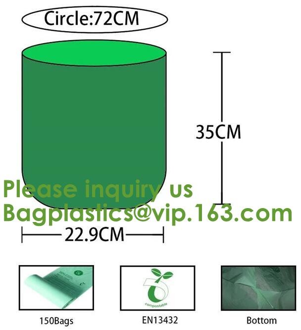 Heavy Duty Compostable T-shirt Handle Tie Plastic Roll Garbage Bags Trash Bags, t shirt carry bags, bagease, bagplastics
