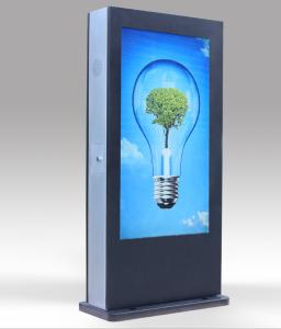 Quality 70 Inch Outdoor Interactive Kiosk Floor Standing Waterproof Touch Screen Build In Computer Totem wholesale