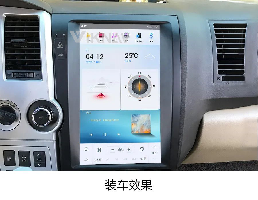For 2007-2018 Toyota Tundra and Sequoia 13.6 Inch Car radio Navigation GPS Multimedia DVD Player Wireless Carplay 4G BT