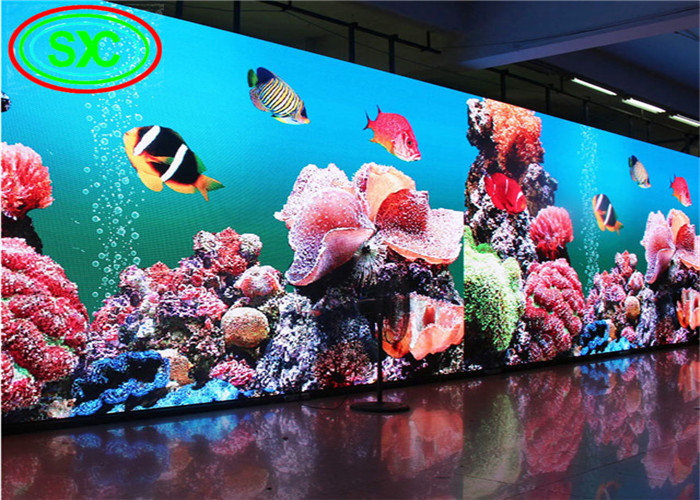 Rgb SMD2727 1000cd/sqm Stage Indoor Led Screen 250W/m2