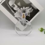 Flat Shoulder Cylinder Perfume Dispenser Bottles 50ml 100ml
