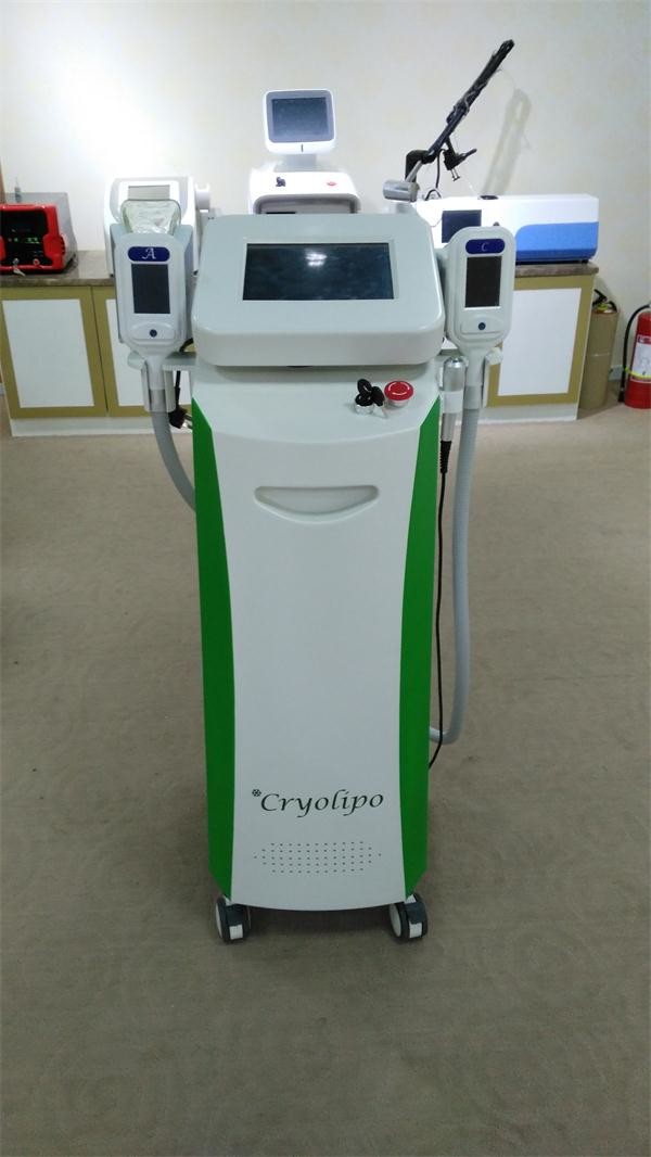2018 beauty equipment 3 cryo handles non surgical fat loss lipo freeze machine