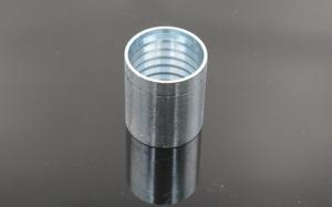 China Carbon Steel 00018 Hydraulic Hose Ferrule Adapter For SAE100 R7 Hose By CNC Machine on sale