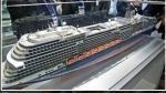 Luxury Koningsdam Cruise Ship Carbon Fibre Material For Home Office Table Decor