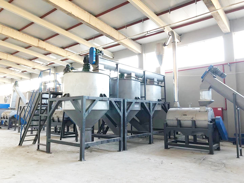 Plastic Recycling Sink Float Separating Washing Tank