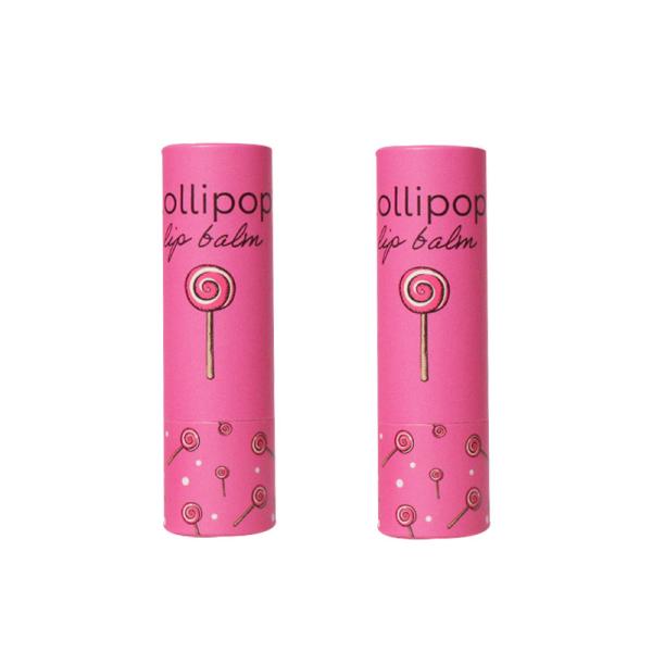 Natural Deodorant Kraft Cardboard push-up Tube Packaging for Lip balm&body balm