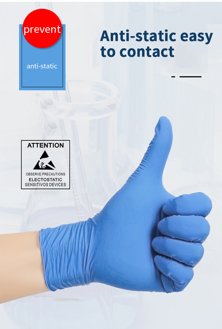 ISO CE 240mm Mechanics Disposable Nitrile Gloves Bulk Chemical Protective