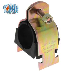 Quality Electroplated Zinc Astm Cushioned Pipe Clamp wholesale