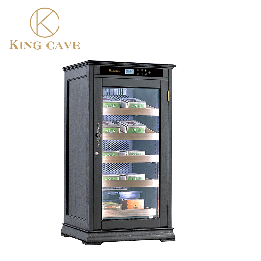 Electric Climate Controlled Lockable Modern Cigar Storage Humidor
